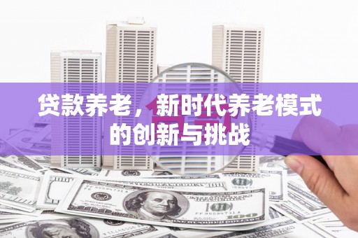 历下贷款养老，新时代养老模式的创新与挑战