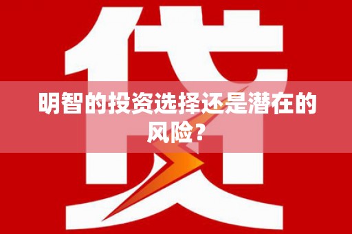 历下明智的投资选择还是潜在的风险？