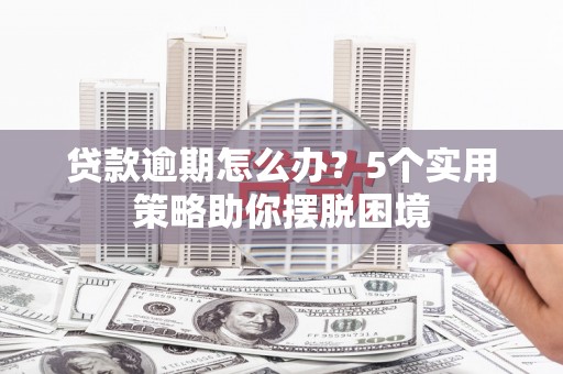 历下贷款逾期怎么办？5个实用策略助你摆脱困境