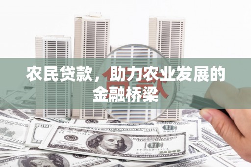 历下农民贷款，助力农业发展的金融桥梁