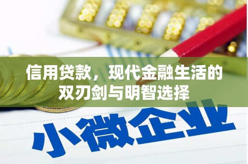 历下信用贷款，现代金融生活的双刃剑与明智选择