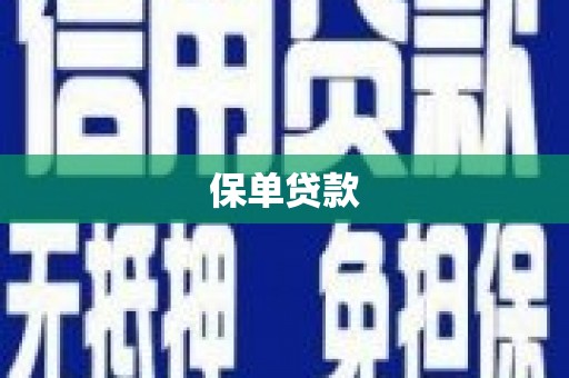 历下保单贷款
