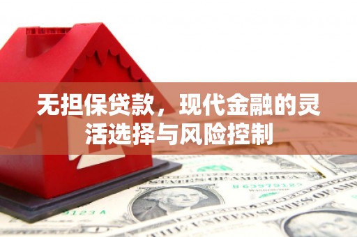 历下无担保贷款，现代金融的灵活选择与风险控制