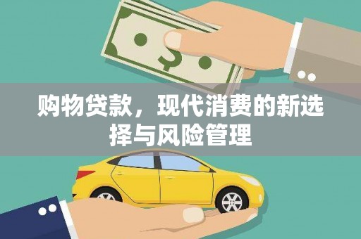 历下购物贷款，现代消费的新选择与风险管理