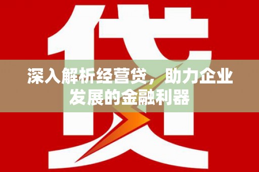 历下深入解析经营贷，助力企业发展的金融利器