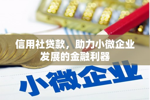 历下信用社贷款，助力小微企业发展的金融利器