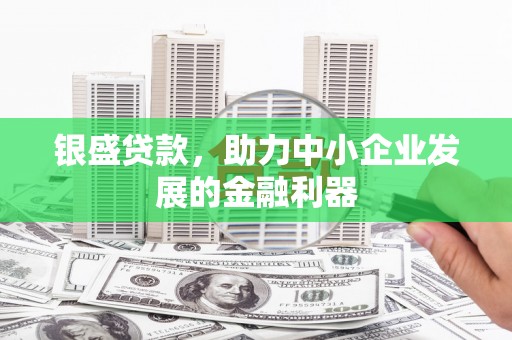 历下银盛贷款，助力中小企业发展的金融利器