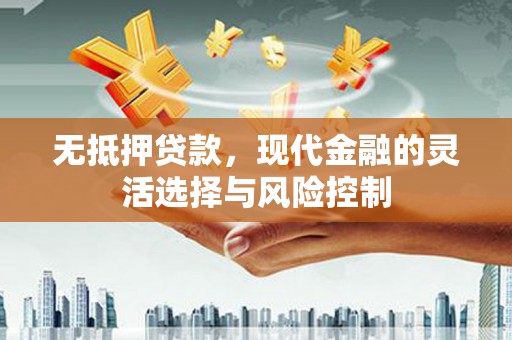 历下无抵押贷款，现代金融的灵活选择与风险控制