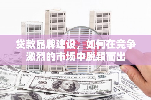 历下贷款品牌建设，如何在竞争激烈的市场中脱颖而出