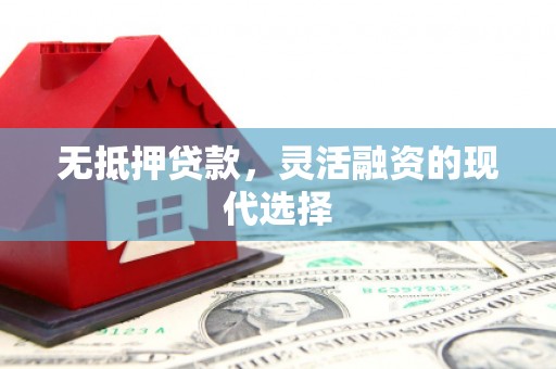 历下无抵押贷款，灵活融资的现代选择