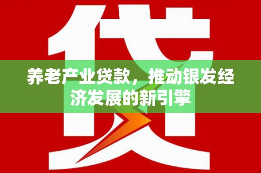 历下养老产业贷款，推动银发经济发展的新引擎