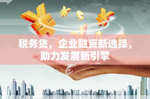 历下税务贷，企业融资新选择，助力发展新引擎