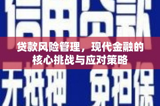 历下贷款风险管理，现代金融的核心挑战与应对策略