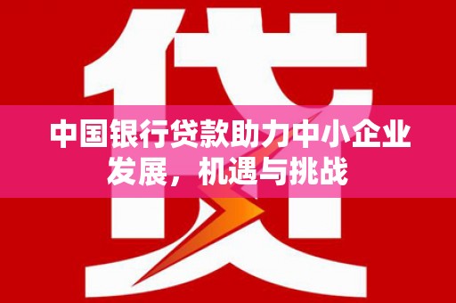 历下中国银行贷款助力中小企业发展，机遇与挑战