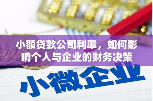 历下小额贷款公司利率，如何影响个人与企业的财务决策