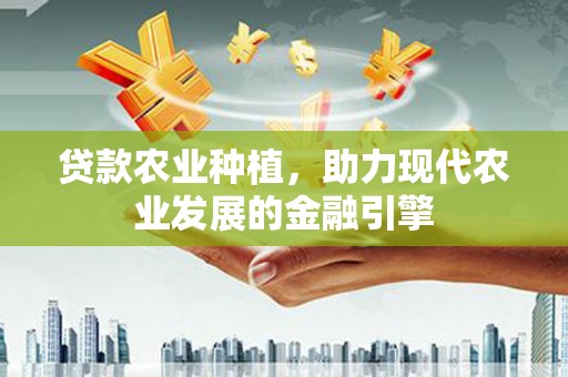 历下贷款农业种植，助力现代农业发展的金融引擎