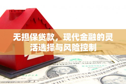 历下无担保贷款，现代金融的灵活选择与风险控制