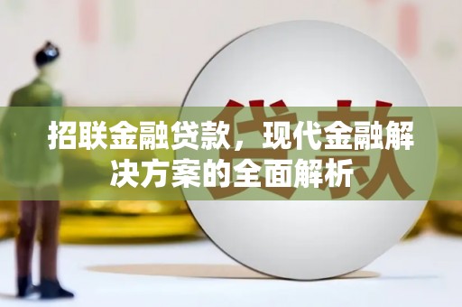 历下招联金融贷款，现代金融解决方案的全面解析