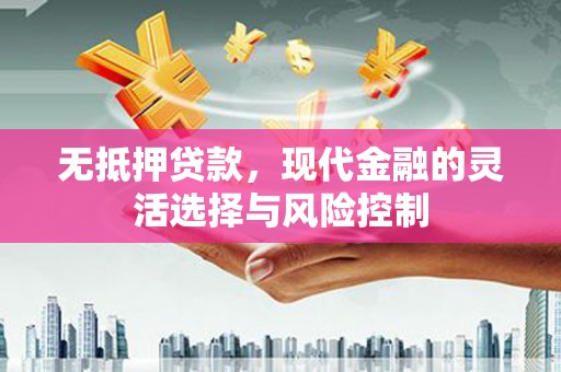 历下无抵押贷款，现代金融的灵活选择与风险控制