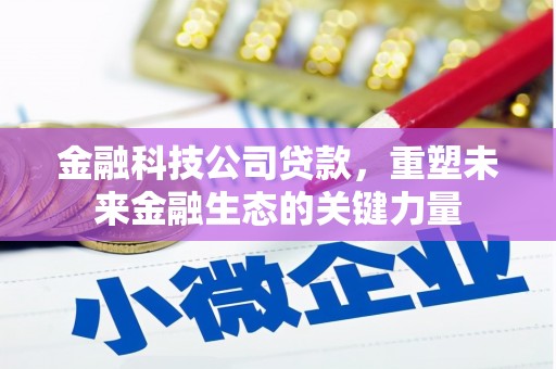 历下金融科技公司贷款，重塑未来金融生态的关键力量