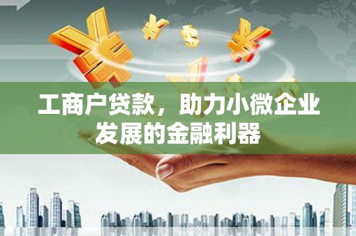 历下工商户贷款，助力小微企业发展的金融利器