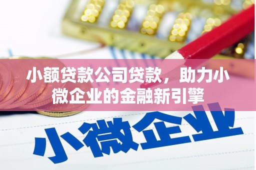 历下小额贷款公司贷款，助力小微企业的金融新引擎