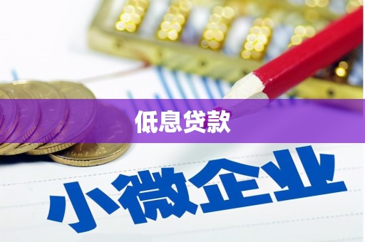 历下低息贷款