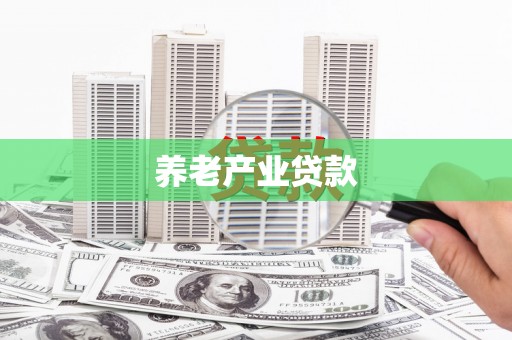 历下养老产业贷款